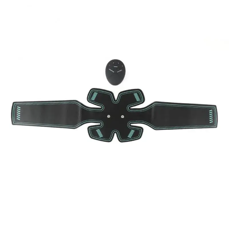 UnisexWireless мышечный Стимулятор, тренажер, умный фитнес, тренировка живота, электрические наклейки для снижения веса, массажер для похудения тела