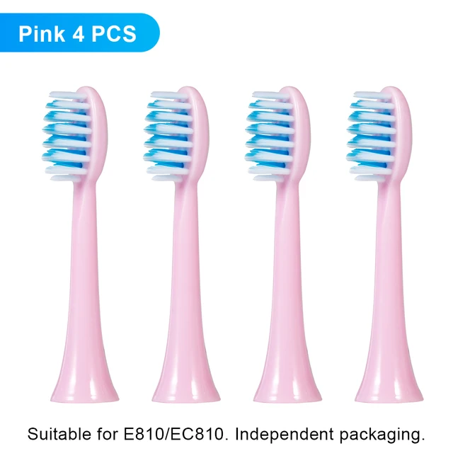 Ultrasonic Electric Toothbrush Wireless Charging for Adult IPX7 Waterproof Replacement Heads Whitening Teeth Timer Smart Brush PK 4 PCS