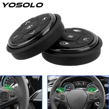 

YOSOLO Wireless Car Steering Wheel Controller 10 keys Car Accessories Universal Music GPS Navigation Radio Remote Control Button