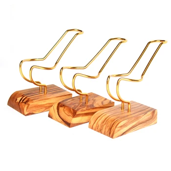 

smoking pipes holder olive wood stands