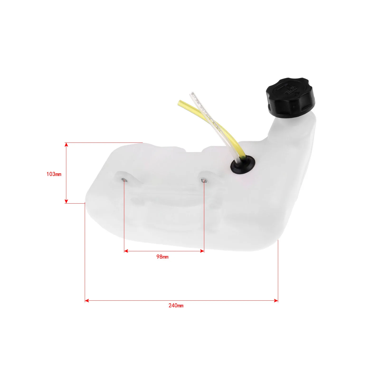 Serbatoio Carburante Per Decespugliatore - Ricambio Per CG430 520 43CC 52CC 47CC - Foto 6