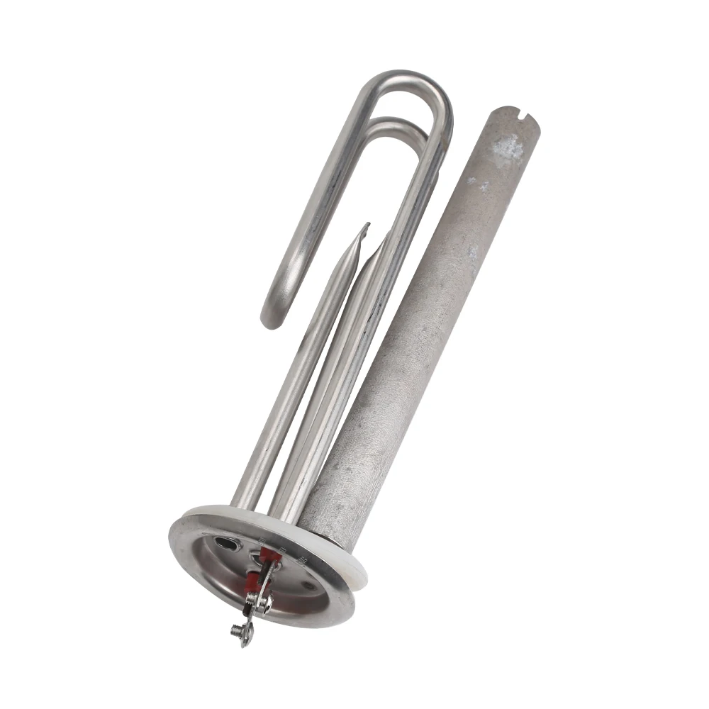 1500W 220V 63mm Cap Stainless Steel Electric Heating Element with M5/M6 Nuts Water Heater Parts | Бытовая техника