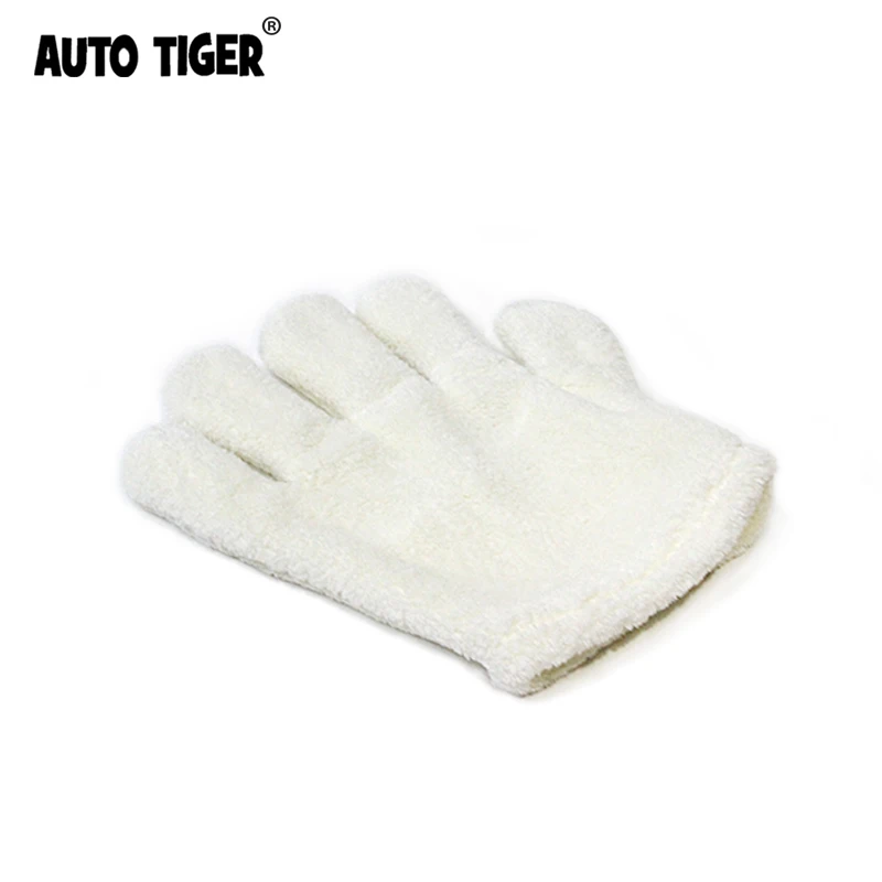 AUTO TIGER 5 Finger Car Wash Gloves, Soft Car Wash Gloves, Cleaning Brushes, Care