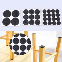 1/4/9/16Pcs Self Adhesive Furniture Leg Pads Feet Rug Felt Pad Anti Slip Floor Mat Square Round Chair Table Legs Cover Protector