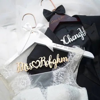 

Custom Wedding Hanger Groom Suit Hanger Bridal Hanger Bridesmaid Gift Personalised Wedding Coat Hanger