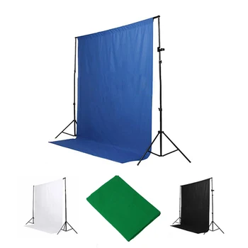 

6x9 ft Muslin Photo Backdrop Background Studio Photography - Black