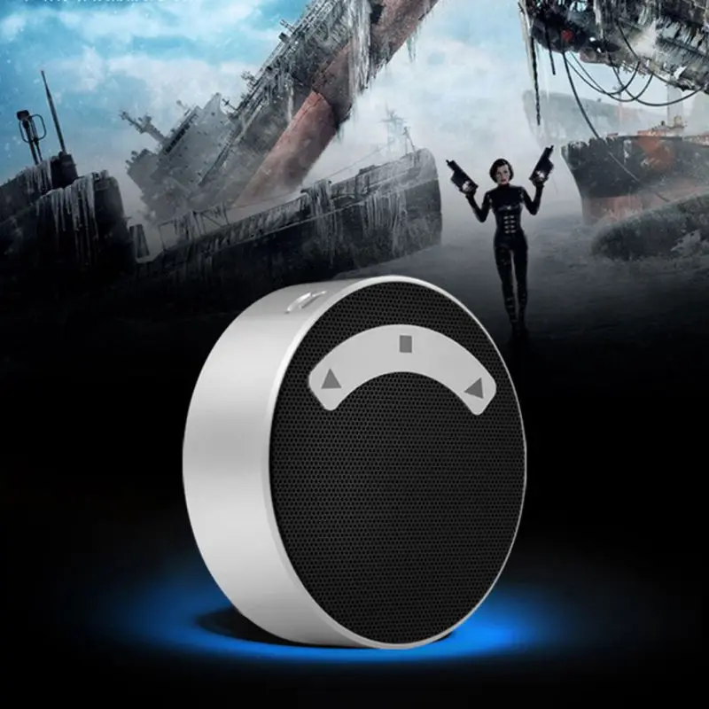 Горячий портативный Bluetooth динамик Поддержка TF карта громкий динамик стерео звуковая коробка Золотой Серебряный