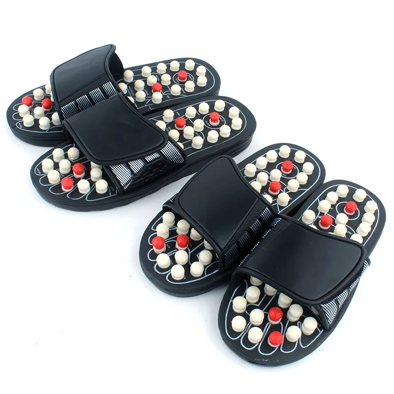 Medical slippers Acupoint Massage Slippers Sandal For Men Women Feet Chinese Acupressure Therapy Medical Rotating Foot Massager Shoes Unisex Best healthcare shoes