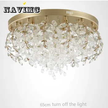 

Postmodern LED Ceiling Crystal Light Simple Fashion Bedroom Lighting Creative Personality Style Restaurant Lamp
