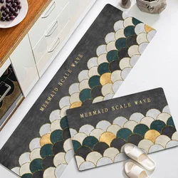 Kitchen Floor Mat Non-slip Home Decor Entrance Doormat Bedroom Bedside Carpet Living Room Hallway Balcony Bathroom Soft Rugs