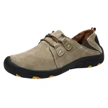 SAGACE/Модная однотонная мужская обувь на низком каблуке с эластичной лентой; бархатная теплая износостойкая спортивная обувь для улицы; прогулочная обувь