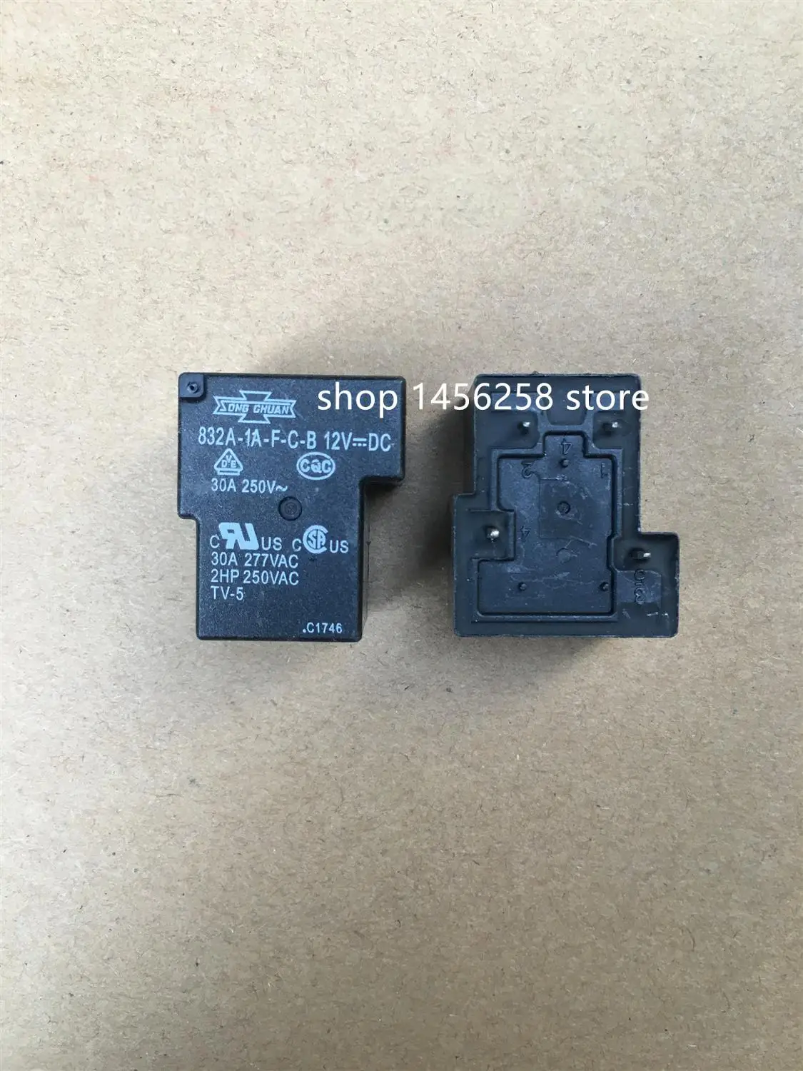 4 teile/los 832A-1A-F-C-B 12VDC Neue релис 4-контактный Eine reihe von schliehoser