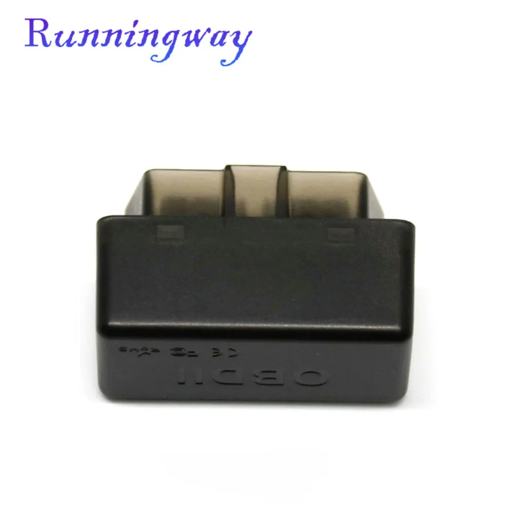 Сканер автомобильных кодов Runningway Wi-Fi/Bluetooth Super MINI ELM327 OBD2 поддержка всех протоколов