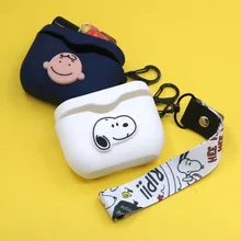 Cartoon Earphone Case With Hook for Sony WF-1000XM3 New Case Cover Wireless Bluetooth Earphone Cases Soft TPU Shell