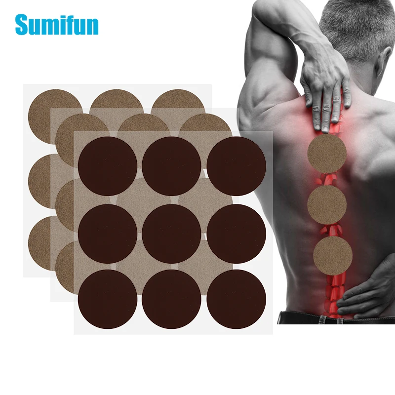 

36pcs/4sheets Acupoint Massage Patches Acupuncture Therapy Patch Neck Back Painkiller Natural Medical Body Pain Relief Stickers