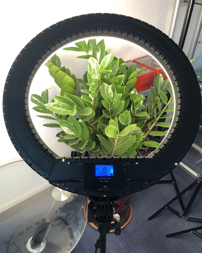  FOSOTO RL-18BII Photographic light Camera Phone Led Ring Light Bi-Color 3200-5600K Makeup Ring Lamp