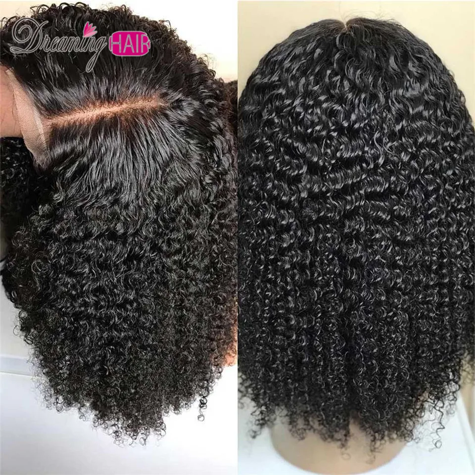 natural curly wigs 1b 30 Омбре монгольский афро кудрявый парик фронта шнурка человеческих волос парики для черных женщин предварительно выщипанные 150 плотность Remy Парики - Цвет: natural curly wigs