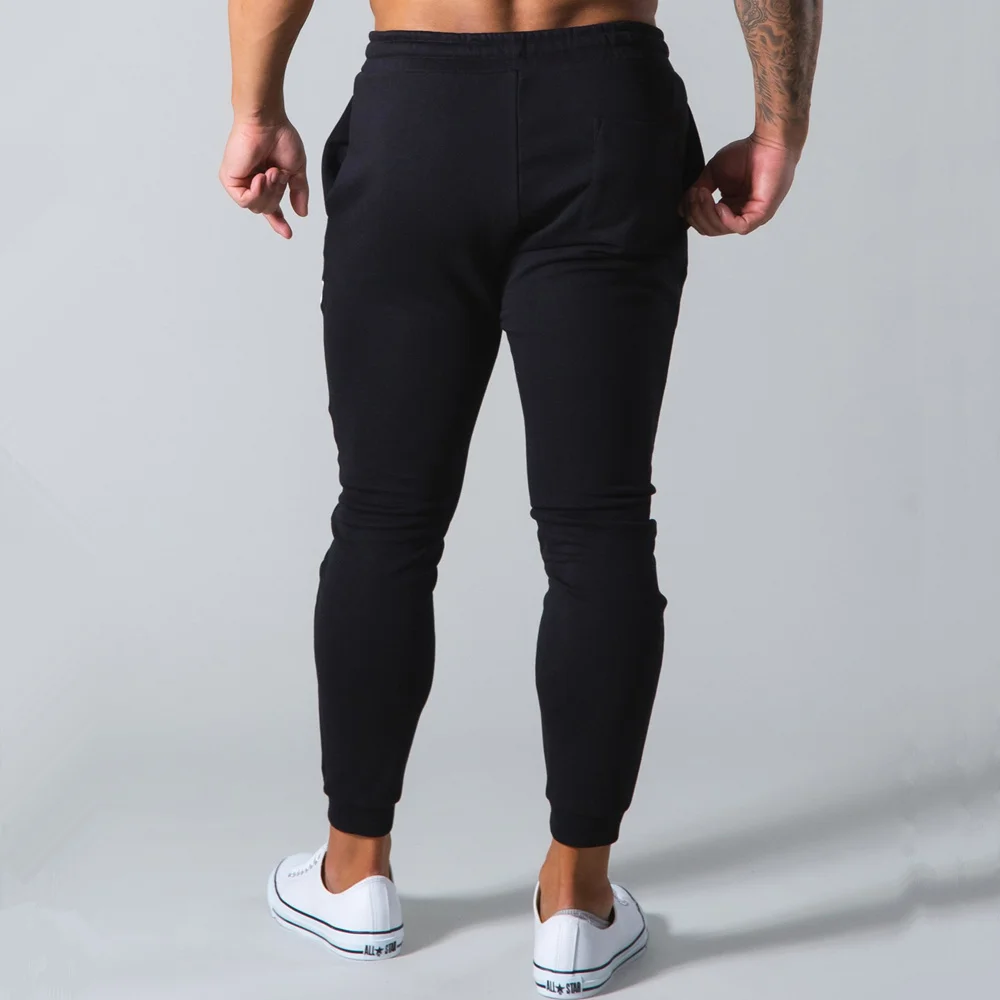 Black Casual Pants Men Joggers 