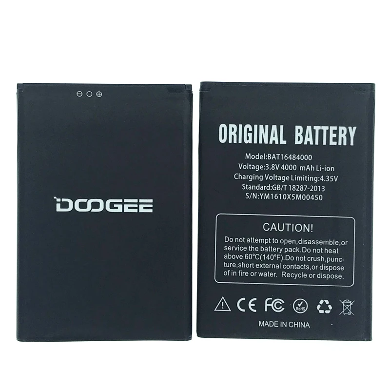 

IN Stock BAT16484000 4000mAh New High Quality Battery For DOOGEE X5 MAX Pro/X5 MAX Smart Mobile phone +Tracking Number