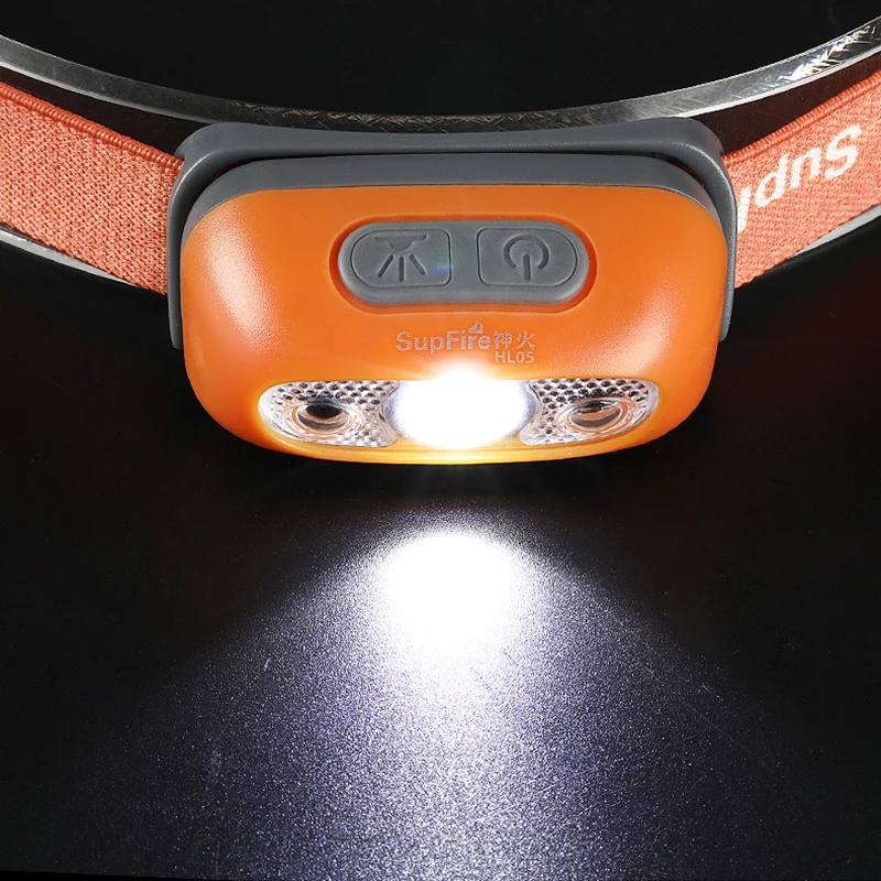 Supfire налобный фонарь USB головной светильник светодиодный HL05 1000lm Linterna фонарик