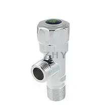 Одинарная поворотная ручка Угловой запорный клапан делитель водного потока 4/" x 4/5" резьба