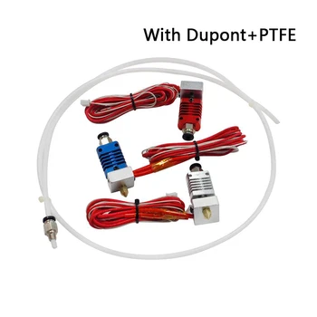 

Full Metal J-head Hotend Remote Extruder Kit For V6 1.75mm Filament 3D Printers Part Block Thermistors Bowden Parts Nozzle 0.4