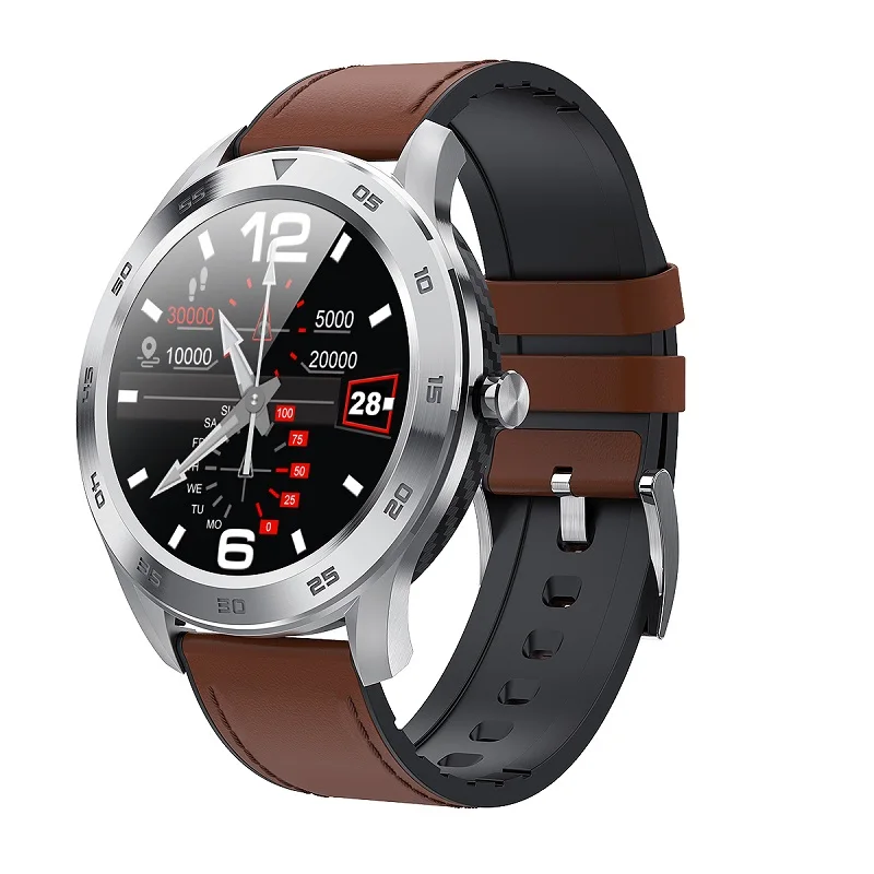Smart Watches Men DTNO.I No.1 DT98 ECG 1.3 Full Round HD Screen Calculator Smart Watch Bluetooth Dial Call Sleep monitor 2020