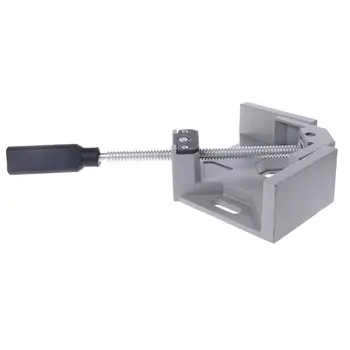 

Single Handle 90 Degrees Right Angle Clamp Two Axis Alluminum Carpentry Woodworking Tools Welding Clamp 35ED