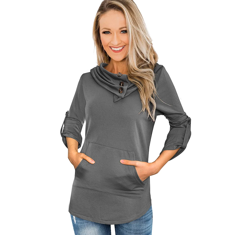 Nice-Forever Winter Women Solid Black Color with