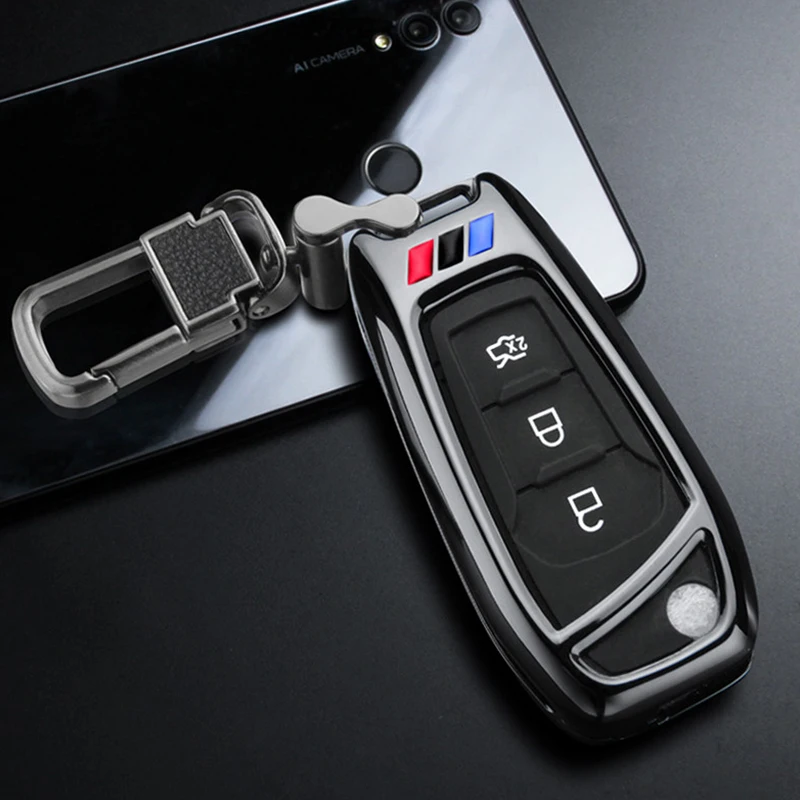 Автомобильный Брелок чехол для Ford Everest Explorer Edge Kuga Focus F-150 F-250 F-350 Ranger Explorer KA Fiesta подходит Mondeo Fusion