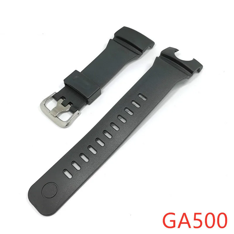 Silicone Watch Strap For Casio G Shock GA500 Replacement Black