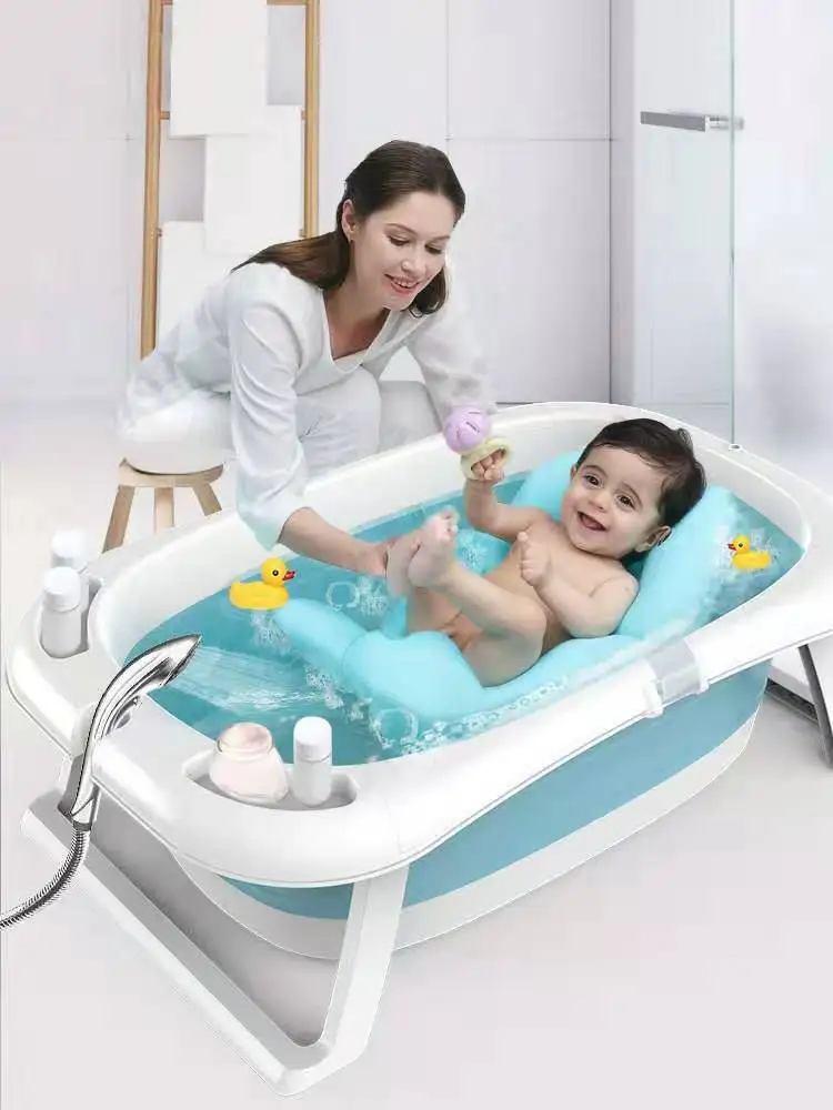 Free Shipping Baby Bathtub Portable Bath Tub Sit Lie Newborn Baby Folding Tub Home Children's Bath Barrel Temperature Bathtub Free Shipping Baby Bathtub Portable Bath Tub Sit Lie Newborn Baby Folding Tub Home Children's Bath Barrel Temperature Bathtub