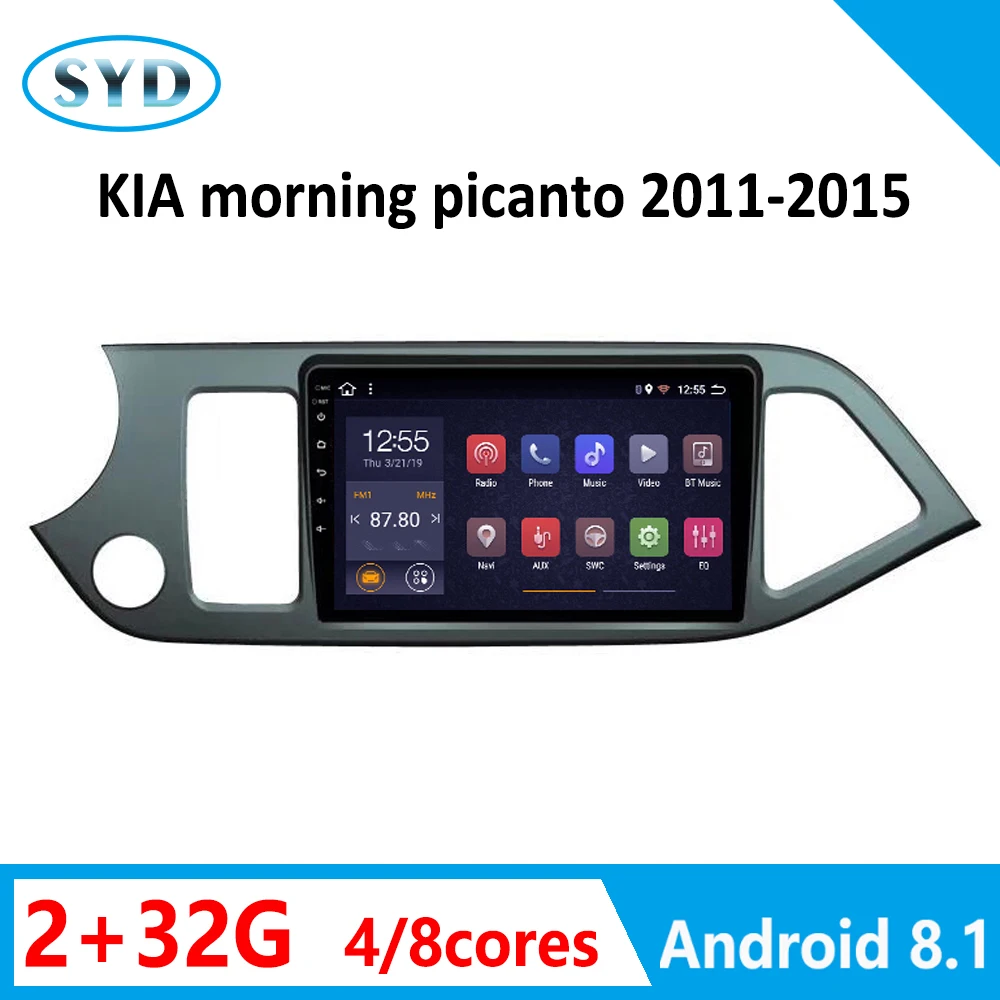 2G ram 32G rom автомобильный dvd плеер для KIA Morning Picanto 2011 2015 9 &quotAndroid 8 1 мультимедийная