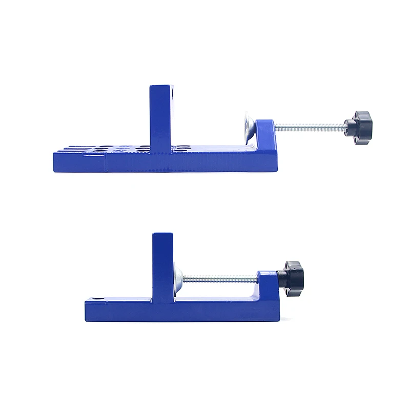 Universal Doweling Jig Set with Aligning Clamps Dowel Pins and Stop Collars blue Universal Doweling Jig Set Stainless steel