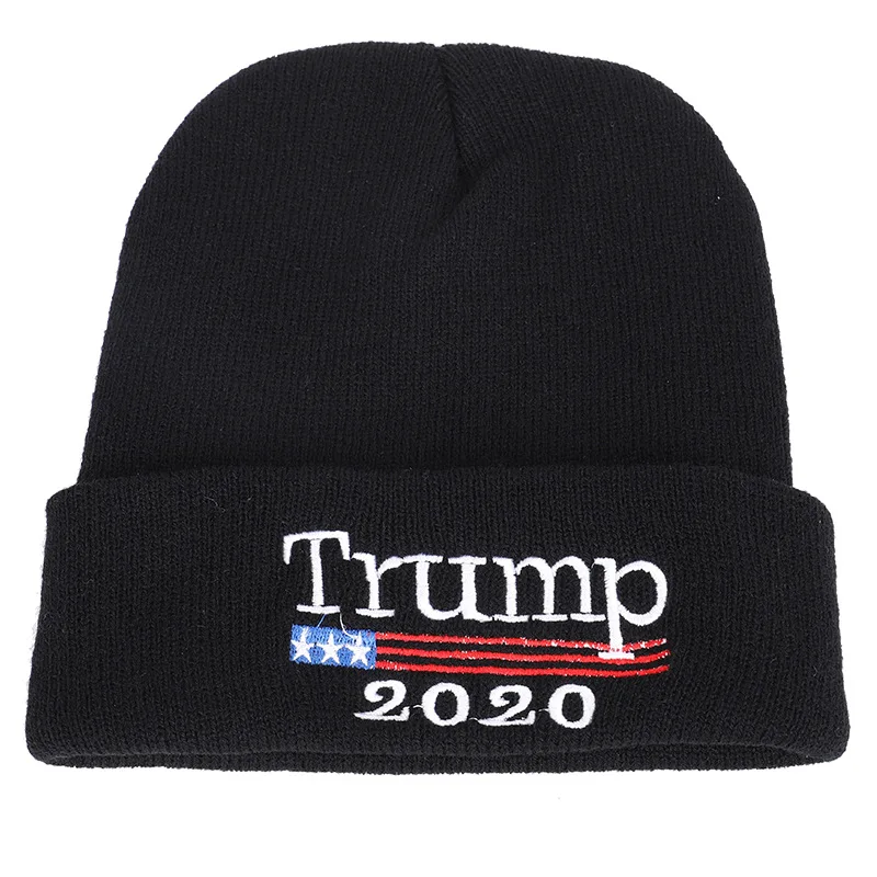 Trump, настоящая вязаная шапка, унисекс, зимняя теплая шапка, новинка, Make America Great agne, шапки с вышивкой, Trump President, модная шапка