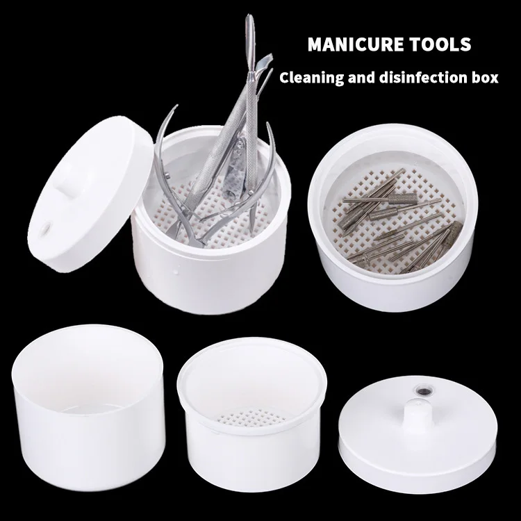 

New Arrival Nails Tool Washing Mini Nail Art Drill Bit Cleaner Cleaning Tool / Nail Tools Wash Containers
