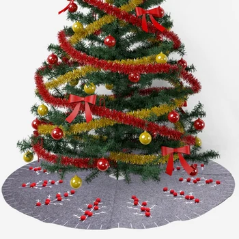 

2019 New Large Sized Christmas Tree Decoration Carpet Party Ornaments Christmas Decoration for Home Non-woven Xmas Decorations