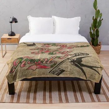 

Key To My Heart Dictionary Art Throw Blanket Soft Sherpa Blanket Bed Sheet Single Knee Blanket Office Nap Blanket