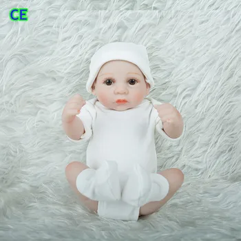 

11inch 28cm Realistic Reborn Doll Silicone Dolls Babies Toys for Girls Children's Birthday Gift Soft Newborn Doll with Clothing