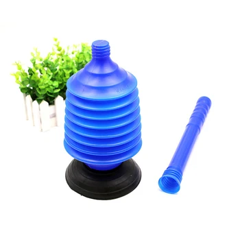 

Multifunctional Bathroom Concertina Floor Drain Toilet Plunger Sink Cleaner Unblock Blue Sucker Rubber Shower Pipe Durable