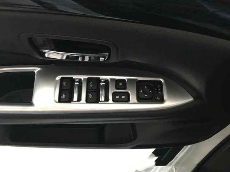 Для Mitsubishi Outlander 2013- высококачественный АБС хромированный стеклянный переключатель декоративная панель для стайлинга автомобилей