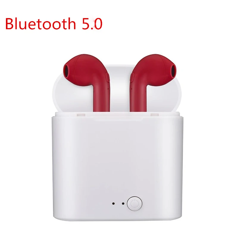 I7s наушники Blue Tooth i 12 tws Bluetooth спортивные беспроводные Wifi для Iphone 6|Наушники и