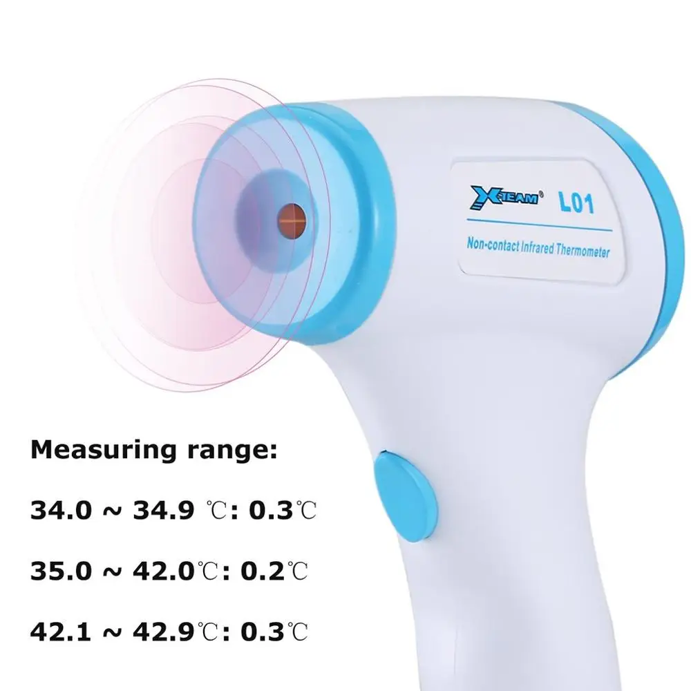 

2020 Handheld Portable Non-Contact Infrared Thermometer High Precision Thermometer Temperature Meter Tool Household