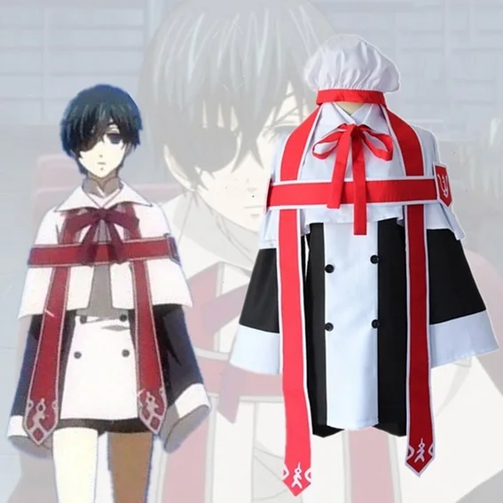 Аниме Черный Дворецкий Косплей костюмы Ciel Phantomhive Костюм Униформа Хэллоуин