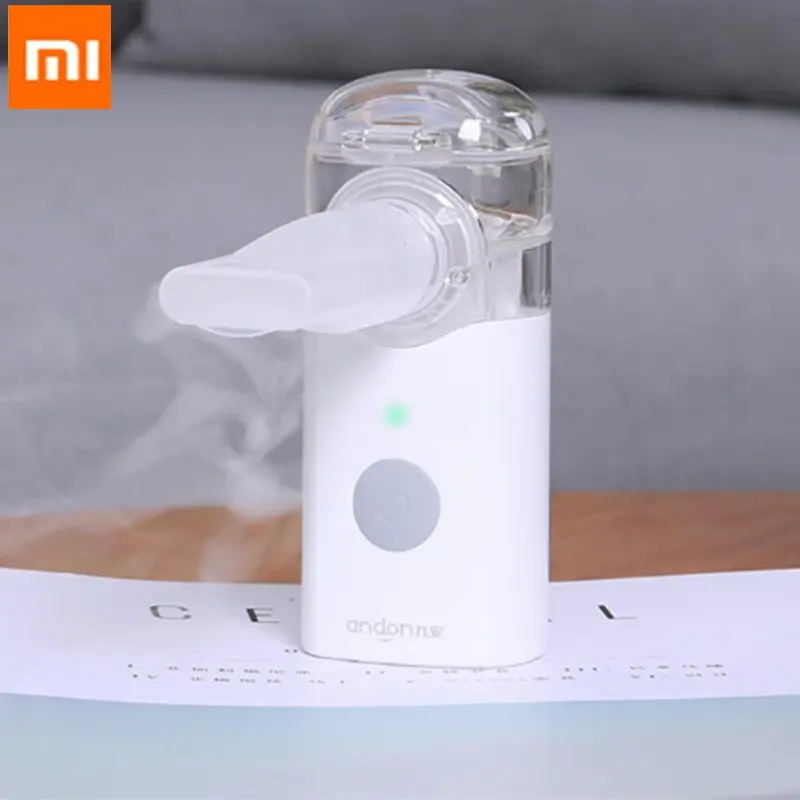 

Xiaomi Andon Nebulizer Mini Portable Silent Atomizer USB Battery Handheld 0.2ml/min Silent Humidifier Health Care Children Adult