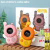 2PCS Wireless Kids Walkie Talkie Toys 3KM flashlight function Hand-Held Talkie Walkie Children Educational Interactive Baby Gift