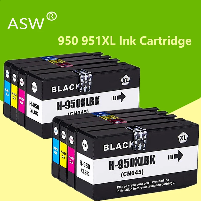 ASW для HP 950XL 951XL 950 чернильный картридж 951 Officejet Pro 8600 8610 8615 8620 8630 8625 8660 8680 принтер |