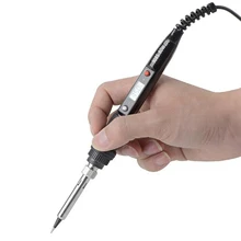

110V/220V Digital LCD Electric Soldering Iron Welding Tool Hand Solder Wire Tweezers Black EU/US Plug Welding Equipment 80W