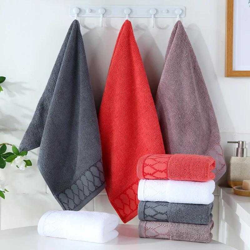 

Cotton adult thickened face towel 120g long stapled cotton absorbent cotton soft
