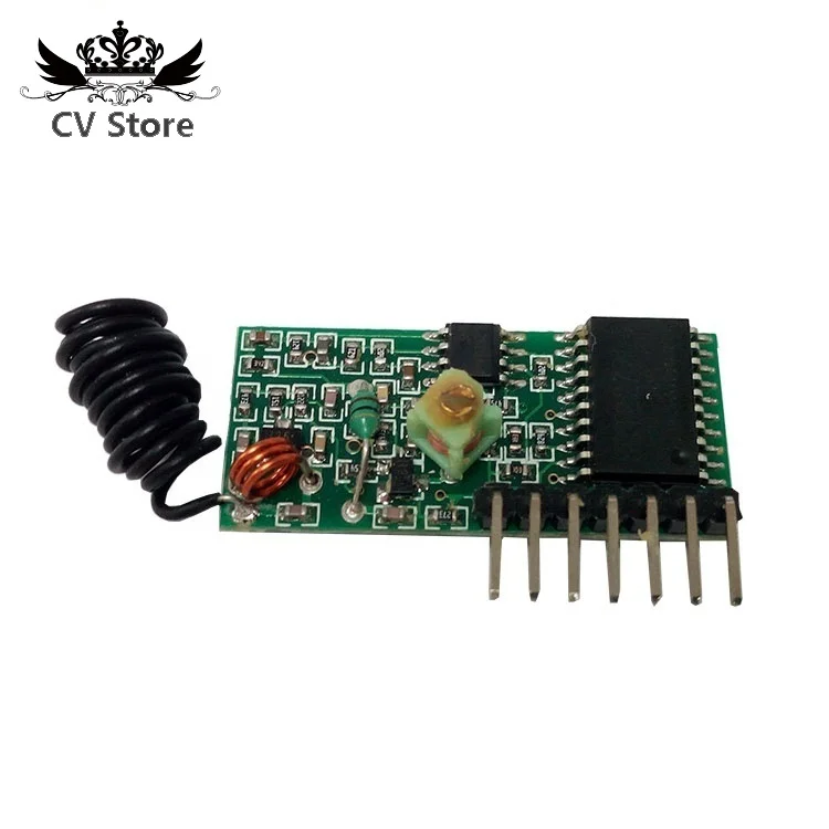 

250MHz-450MHz Superheterodyne With Decoding Universal RF Remote Control Receiver Module Wireless Automotive General Purpose